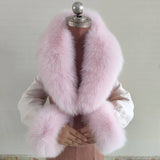 Real Fox Fur Horn Collar Fashion Fur Decorative Collar Jewelry - V.I.P Digital Presence