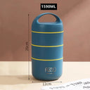 1240ML/1590ML Large Capacity Stainless Steel 304 Lunch Box Leak-Proof Multi layer Thermal Bento Box Adult Student Food Container - V.I.P Digital Presence