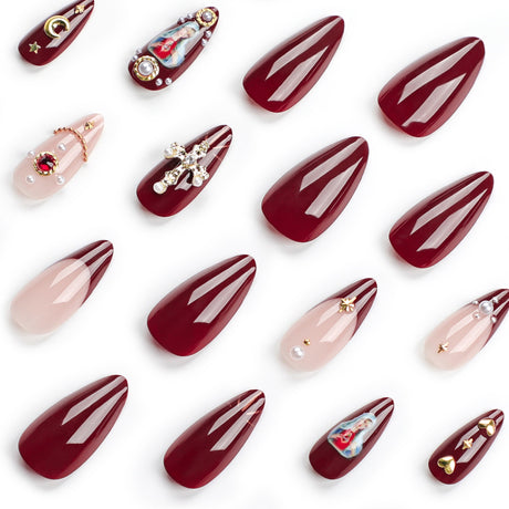 European and American popular manicure wearable nails cross flash diamond explosive wearable nails fake nails - V.I.P Digital Presence