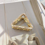 Chic Geometric Acetate Hair Claw Clamps Metal Hair Crab Women Girls Hair Clip Leopard Hairpin Hair Crab Hair Accessories - V.I.P Digital Presence