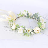 Bohemian Wreath Simulation Starry Sky Handmade Wrapped Headwear Mini Wedding Photography Girl Hair Accessories - V.I.P Digital Presence