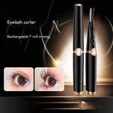Rechargeable Mini Clip-Type USB Electric Heated Eyelash Temperature Modes Curler Makeup Hours Lasting 3 Long Tool Eye Women M1T2 - V.I.P Digital Presence