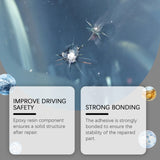 Windshield Nano Repair Solution Set Automotive Glass Crack Repair Clear Vision Adhesive Solution - V.I.P Digital Presence