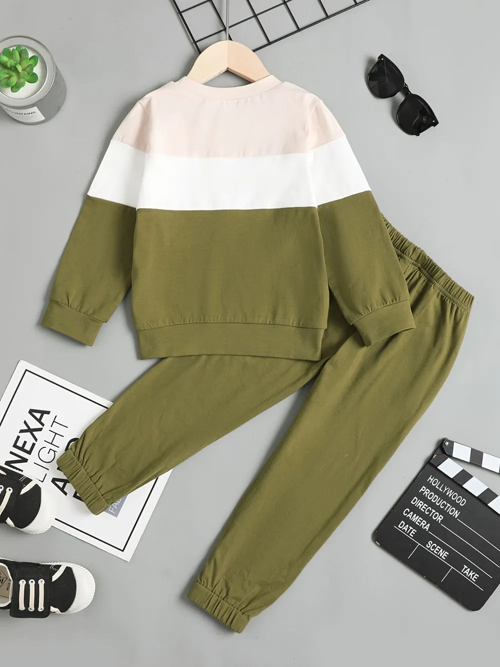 Children's Color Block Top and Pants Set - V.I.P Digital Presence