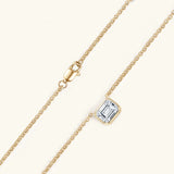 1 Carat Moissanite 925 Sterling Silver Pendant Necklace - V.I.P Digital Presence