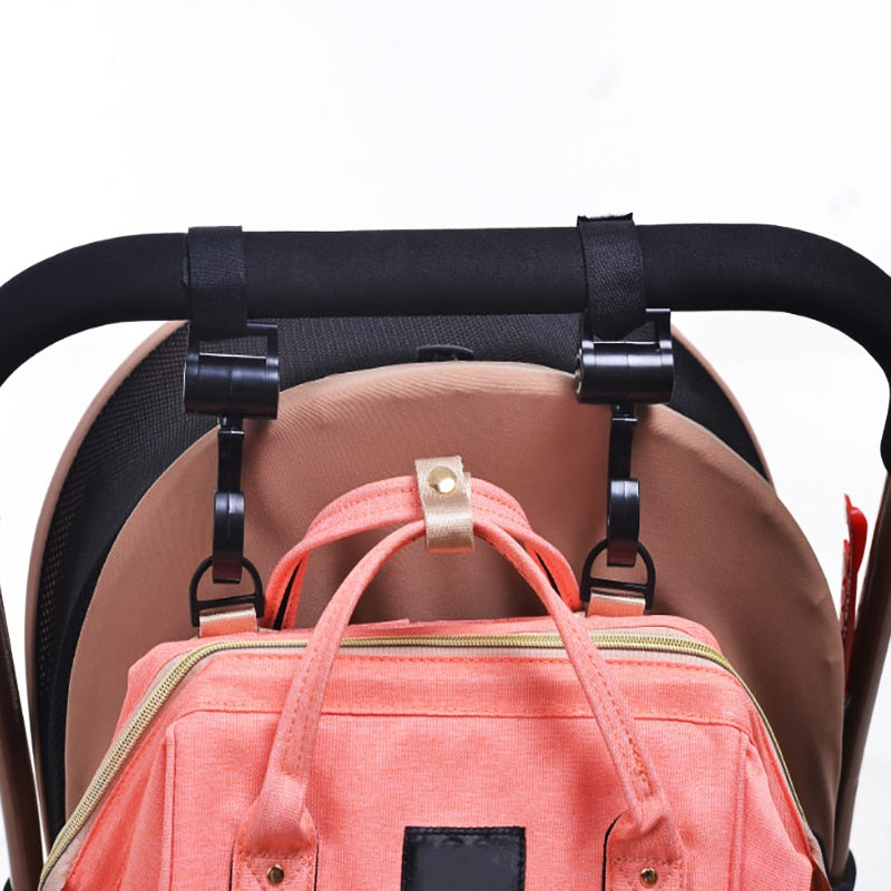 2pcs/ Baby Hanger Baby Bag Stroller Hooks Pram Rotate 360 Degree baby car seat accessories stroller organizer - V.I.P Digital Presence