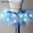 Arrival Women Tulle Tutu Skirt Sexy Mini Fancy Adult Petticoat Fluffy Yarn Ballet Dance Halloween Led Light Up - V.I.P Digital Presence