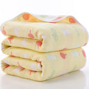 110*110cm Parent-child Baby Summer Bedding Sofa Quilt 100% Cotton Baby Blanket Child Quilt 6 Layers Muslin Swaddle for Newborns - V.I.P Digital Presence