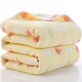 110*110cm Parent-child Baby Summer Bedding Sofa Quilt 100% Cotton Baby Blanket Child Quilt 6 Layers Muslin Swaddle for Newborns - V.I.P Digital Presence