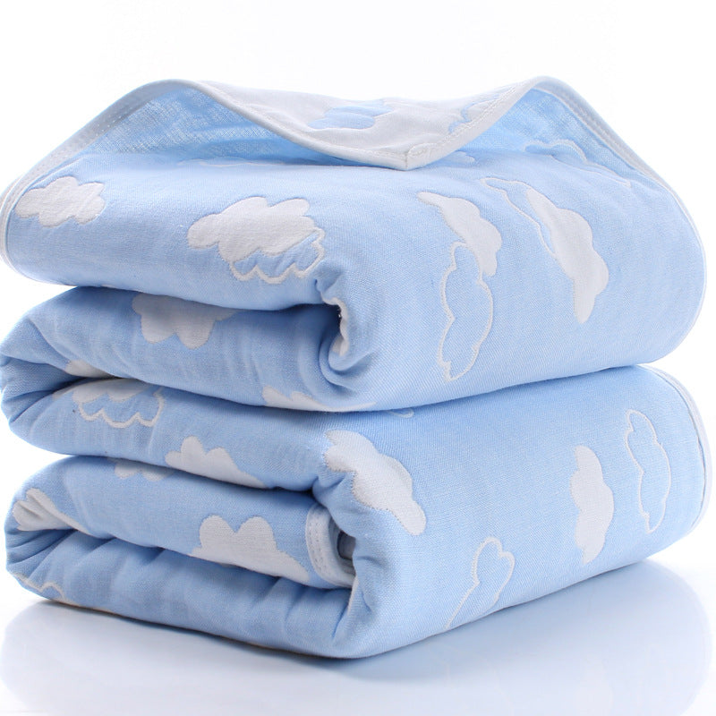 110*110cm Parent-child Baby Summer Bedding Sofa Quilt 100% Cotton Baby Blanket Child Quilt 6 Layers Muslin Swaddle for Newborns - V.I.P Digital Presence