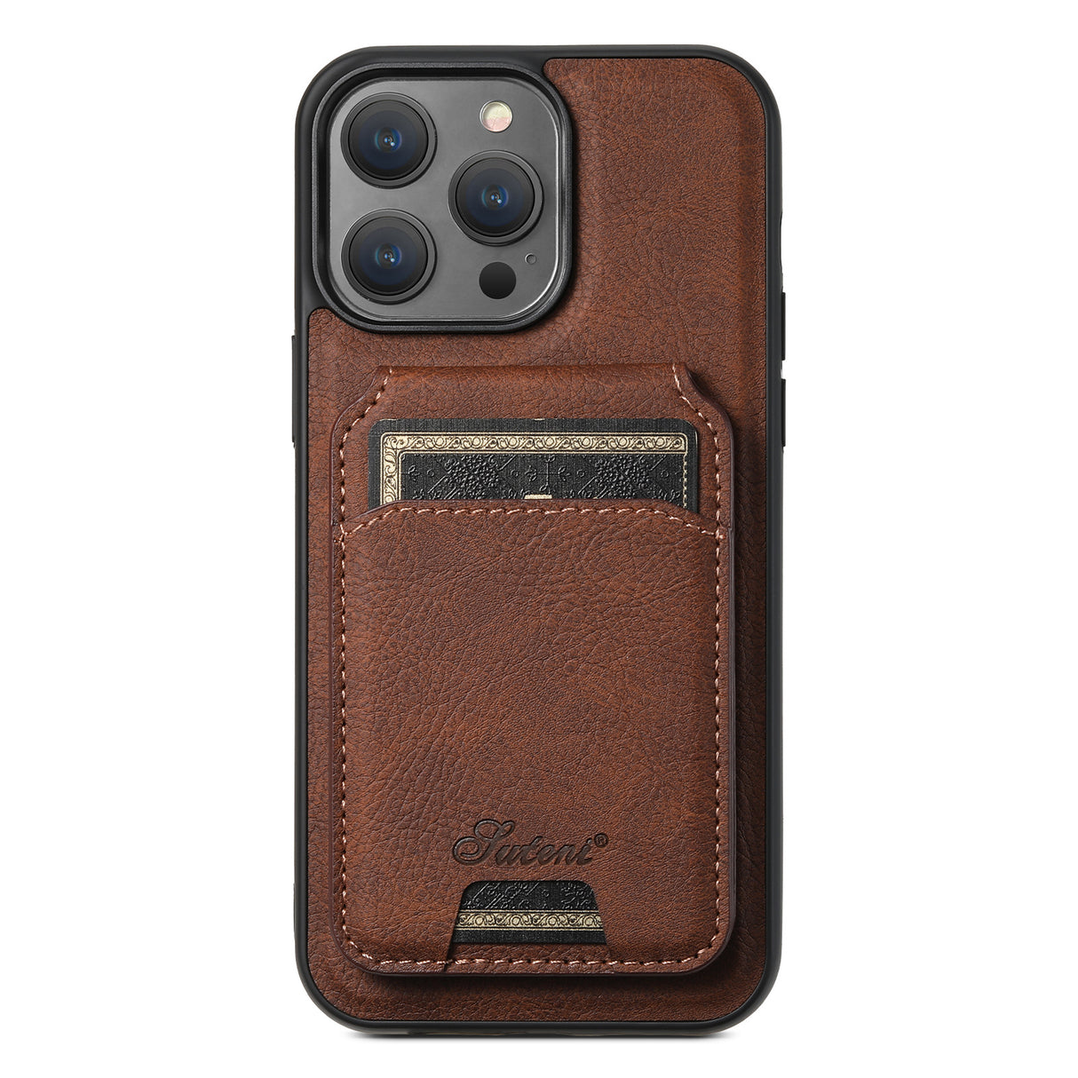 Suitable for Apple 15 phone case car magnetic suction iPhone 14 ProMax anti drop 2-in-1 card insertion case protective cover - V.I.P Digital Presence