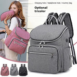 Fashion Maternity Diaper Bags Waterproof Mummy Nappy Bags Large Capacity Baby Care Nursing Bag Mother Multi-function Backpacks - V.I.P Digital Presence