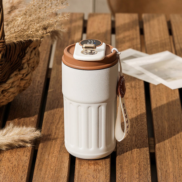 New coffee cup 316 stainless steel thermos cup high value men and women double layer water cup portable accompanying cup - V.I.P Digital Presence