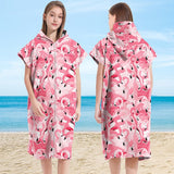 Hooded Towel Ultra-fine Fiber Zipper Wearable Bathrobe Cape Beach Towel - V.I.P Digital Presence