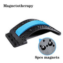 Masajeador de espalda ajustable multinivel con magnetoterapia para cintura, cuello, fitness, soporte lumbar y cervical, alivio del dolor. 