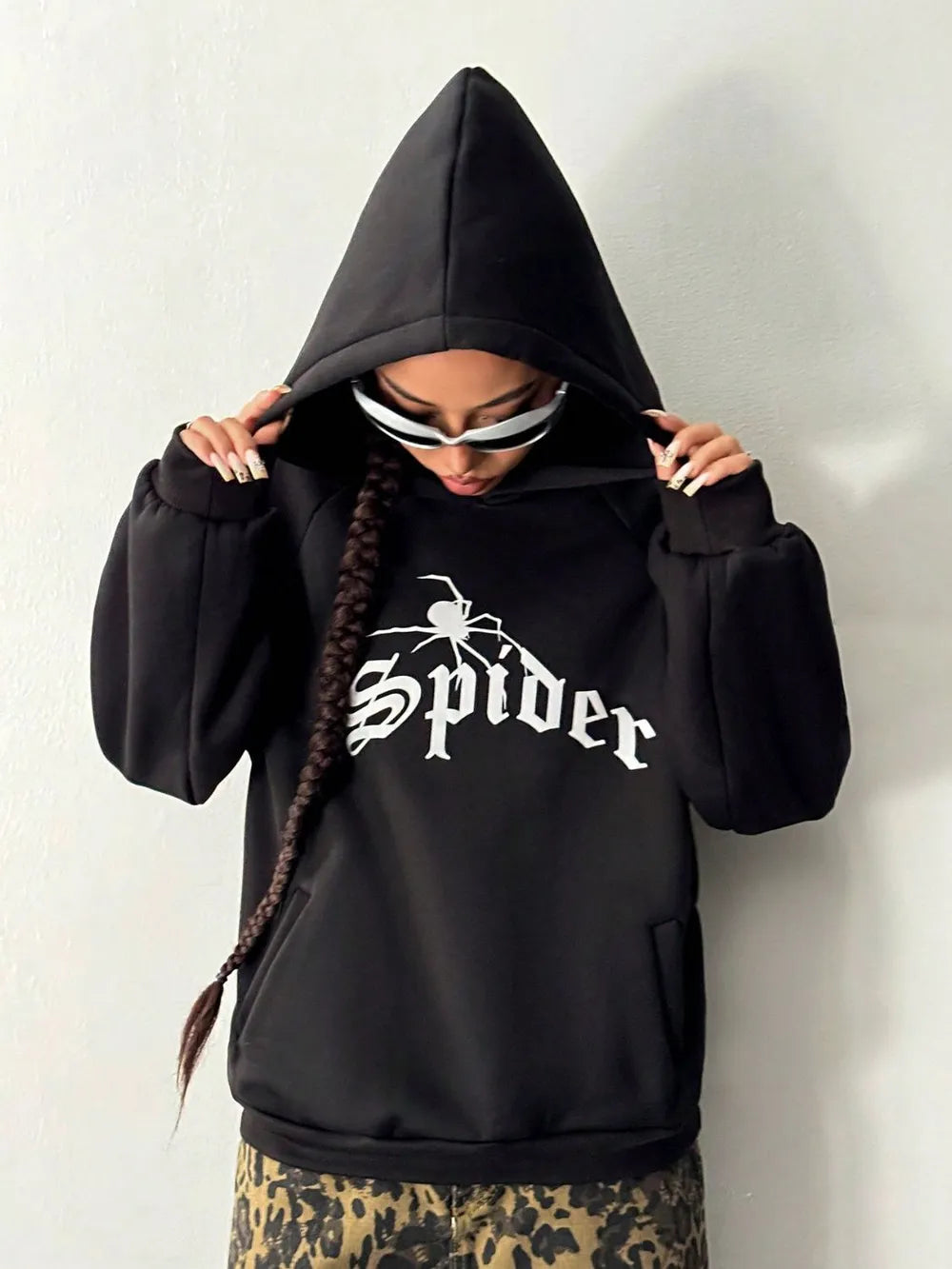Long Sleeve Hoodie with Kangaroo Pocket - V.I.P Digital Presence