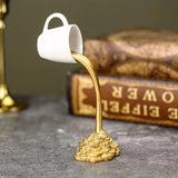 Decorative ornament floating coffee cup resin ornament home ornament floating coffee cup ornament - V.I.P Digital Presence