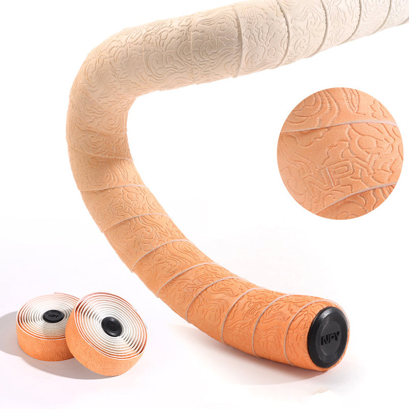 Road Bike Handlebar Tape: Double-Pinyin Cloud Pattern, Gradient Color, Comfortable, Shock - Absorbing, Breathable - V.I.P Digital Presence