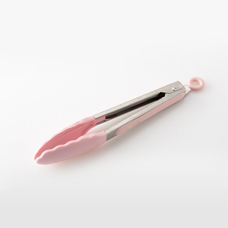 11-Piece Barreled Cooking Utensils Set With Wooden Handle Pink - V.I.P Digital Presence
