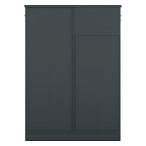 Multi-functional Hall Tree with Storage Shelves Drawers and Cabinet, Elegant Hallway Shoe Cabinet with Bench Antique Blue - V.I.P Digital Presence