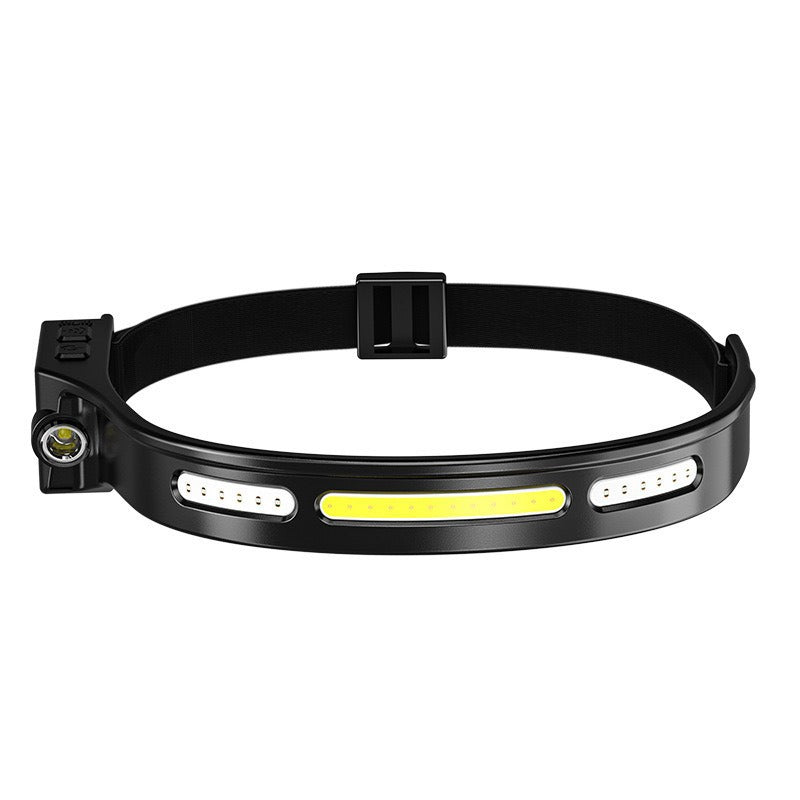 New COB Head Lamp LED Mini Head Lamp Type-C Rechargeable Outdoor Night Fishing Night Running Neck Lamp - V.I.P Digital Presence