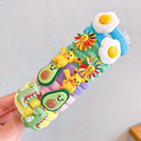 10PCS/Set Rainbow Cartoon Character Fruits Flower Nylon Elastic Hair Bands Women Girl Sweet Rubber Hair Tie Scrunchie Headwear - V.I.P Digital Presence
