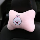 Cute Cartoon Car Headrest Pillow Brown Bear Car Neck Rest Support Automotive Interior Seat Cushion Car Accessories Car Styling - V.I.P Digital Presence