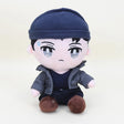 28cm Detroit surrounding Connor sitting doll transformed into human uniform cross dressing cosplay plush doll - V.I.P Digital Presence