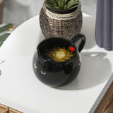 Adorable hand - painted cat - shaped ceramic mug, perfect for coffee or tea. - V.I.P Digital Presence