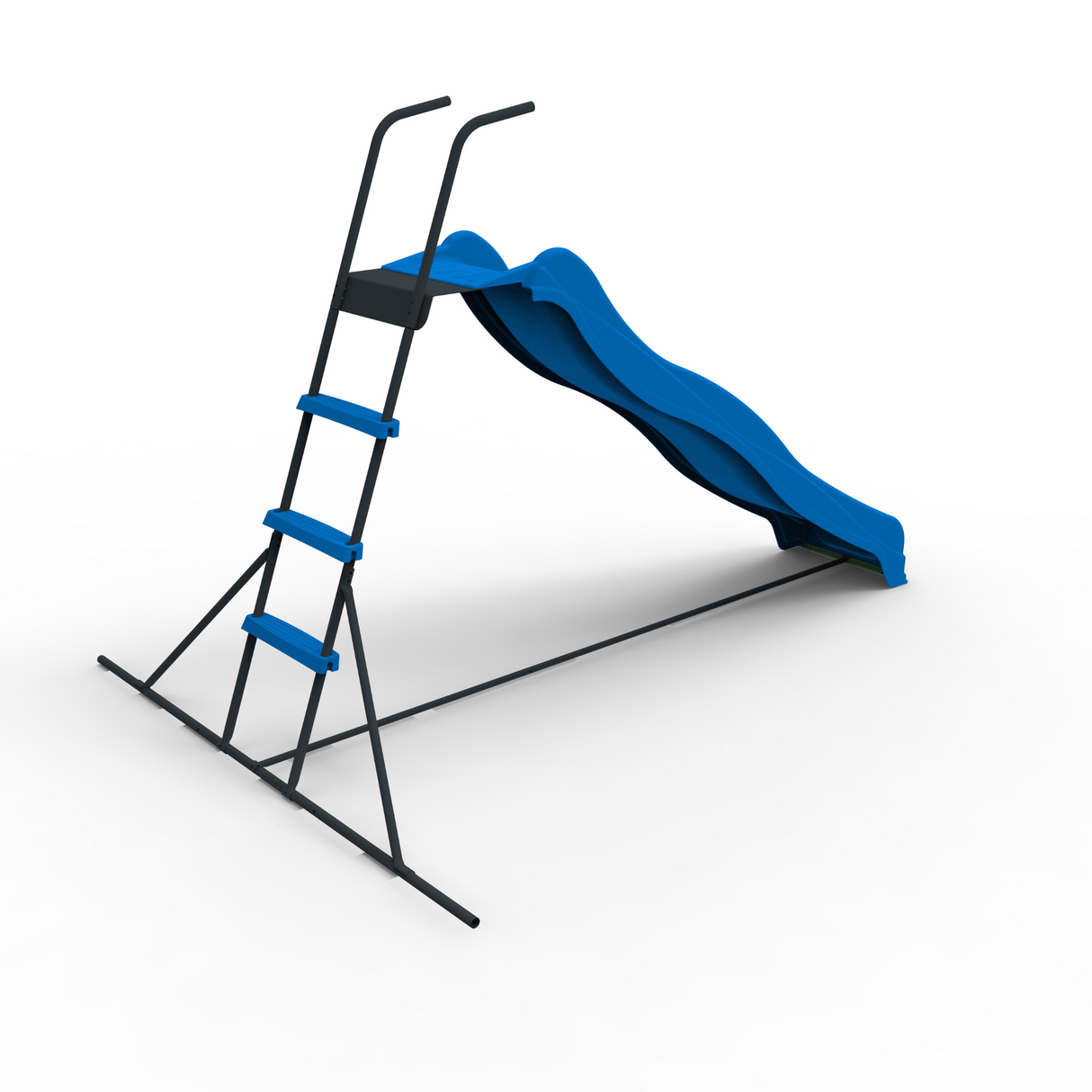 XSL003 2.2M kids plastic slide indoor Freestanding playground equipment children plastic slide kids indoor slide blue - V.I.P Digital Presence