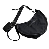 Casual Simple Dumpling Bag Trendy New Fashion Nylon Two-In-One Shoulder Messenger Bag For Men - V.I.P Digital Presence