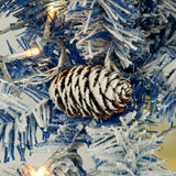 A set of 4 artificial Christmas trees, including flower garlands, flower garlands, and 2 entrance trees, equipped with LED light - V.I.P Digital Presence