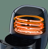 Visual Air Fryer Electromechanical Fryer Electric Oven Large Capacity Air Fryer 6L Multi-Function - V.I.P Digital Presence