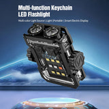 LED Portable Keychain Light Camping COB Flashlight 6 levels of Dimming Rechargeable Outdoor Mini Lantern With Magnet - V.I.P Digital Presence