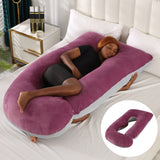 Pregnant women's pillow waist protection side sleeping slope pillow J-shaped pregnancy sleeping pillow - V.I.P Digital Presence