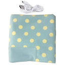 Manta calefactora eléctrica portátil con USB para coche, oficina, invierno, hogar, bebé, poliéster, 88 x 65 cm