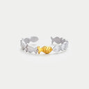 925 Sterling Silver Fish Open Ring - V.I.P Digital Presence