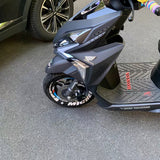 Choose letters and numbers at will Tire letter stickers 3D stereo DIY reflective personalized stickers - V.I.P Digital Presence