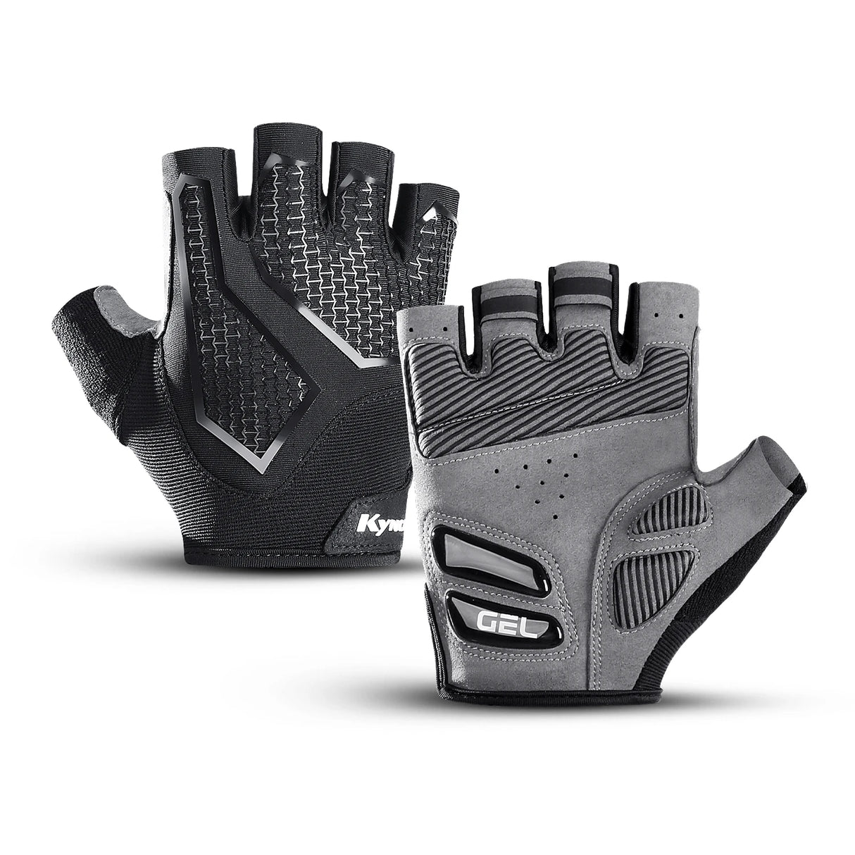 Half finger cycling gloves for men and women liquid silicone shock-absorbing and breathable sports bike fitness gloves - V.I.P Digital Presence