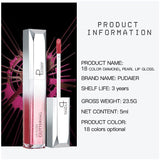 Pudaier Metallic Glitter Shine Full Color Lipstick Makeup Long-lasting Liquid Tint Lip Gloss Stick 18 Colors Moisturizing Batom - V.I.P Digital Presence