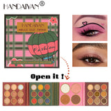 HANDAIYAN 31 Colors Eyeshadow Palette + Blush Highlighter Makeup Set Set Box Pearlescent Matte Eyeshadow - V.I.P Digital Presence
