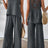 Fashionable Solid Color Back Hollow Lace Set - V.I.P Digital Presence