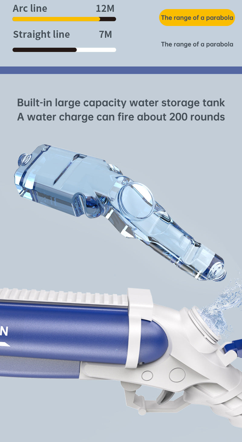 Double tube electric water gun outdoor water play and war toy - V.I.P Digital Presence