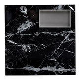 A modern and practical coffee table made of MDF material with black patterns - V.I.P Digital Presence