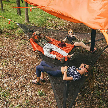 2025 Portable triangular camping hammock with air polymer, multi-scene travel use. - V.I.P Digital Presence