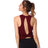 Women's Open back yoga shirts Pink workout yoga top twist back gym vest fitness sleeveless crop top active sportwear - V.I.P Digital Presence