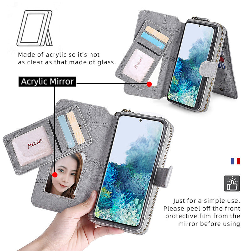 Suitable for iPhone 15 Promax phone case, wallet, card insertion phone case, flip cover leather case - V.I.P Digital Presence
