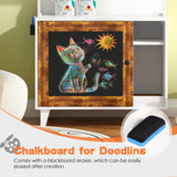 Graffiti with 2 storage racks and 1 door cat litter box shell, hidden cat litter box with rack shell furniture white - V.I.P Digital Presence