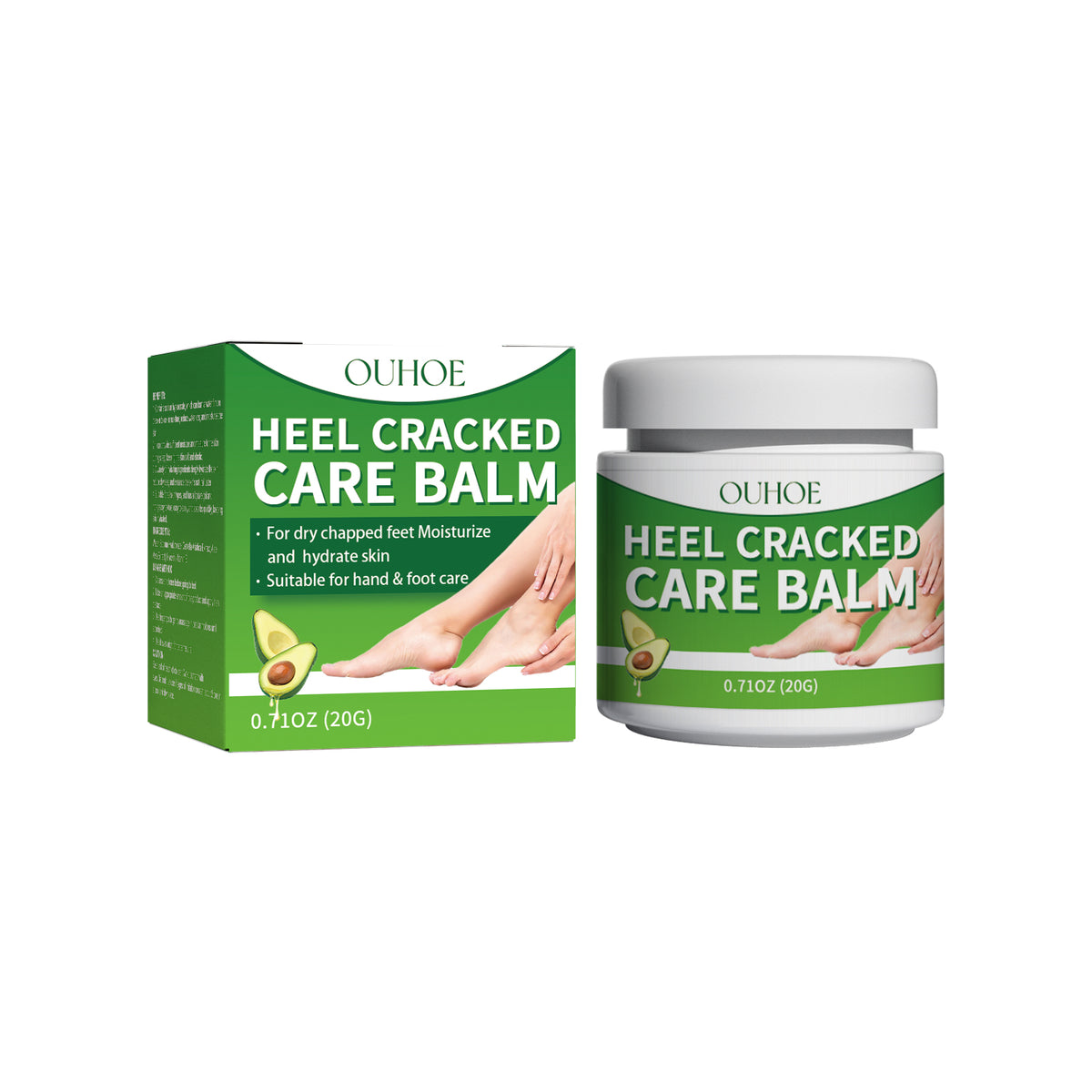 Crema para talones agrietados, reparadora, exfoliante, antiagrietante e hidratante.