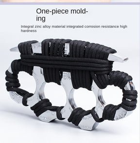 Finger Knuckle Four-Finger Boxing Glove Self-Defense Tool Weapon Ring Hand Clip Fist Clip Anti-Wolf Device - V.I.P Digital Presence
